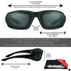 Bikershades SMALL Motorcycle Safety Riding Sunglass Foam Padded Women, Boys