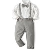 ALINTU - Conjunto de ropa de vestir con botones y