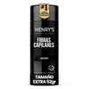Henrys Fibras Capilares Negro 52g, Disimula Áreas con Poco Cabello,