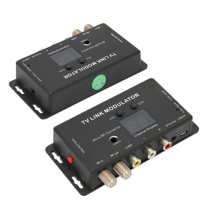 TM70RG TV Link Modulator Support PAL /NTSC Adjustable Output Gain