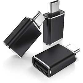 ICOVERI USB-C to USB Adapter (3 Pack), USB C Female to USB 3.0 Male OTG Adapters, Thunderbolt 3, Data Transfer, Compatible with Pc, Chargers, Phones and More (USB to USB-C Pack)