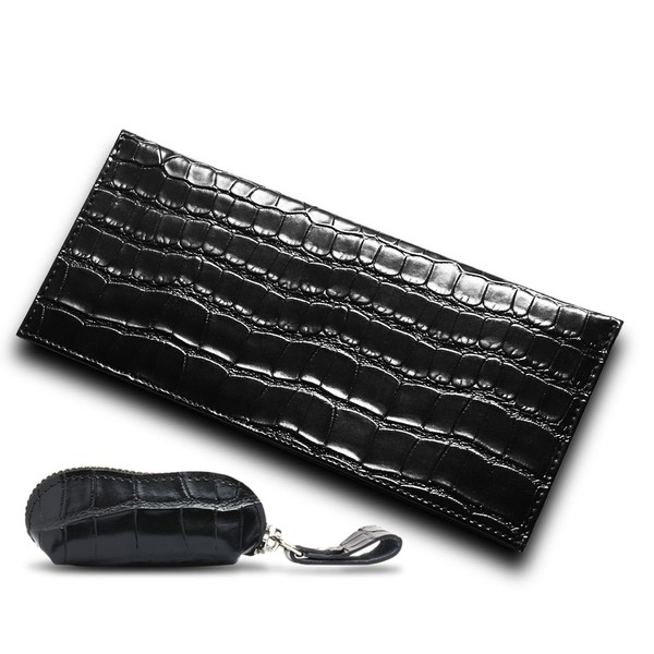 [101 Pieces] Ultra Thin Long Wallet for Men & Coin