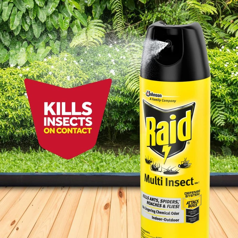 Raid Multi Insect Killer 15 Ounce (Pack of 3)