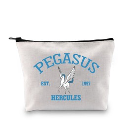 JXGZSO Movie Fan Gift Horse Inspired Cosmetic Bag Pegasus Est 1997 Makeup Bag Fan Gift