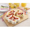 Pearl Metal D-1956 Edible Sweets Silicone 1/4 Heart Cake Mold,