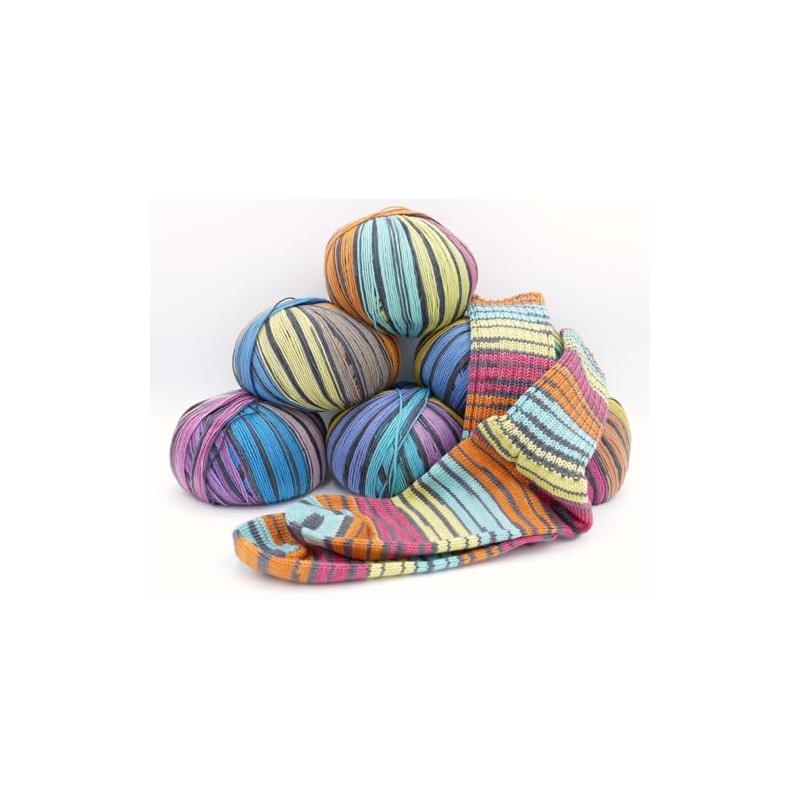 Online Supersocke 4-Ply Silk Colour, Sock Wool with Silk, Sock