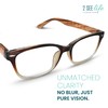 Brown Wood Tone Reading Glasses Men & Women with Unique