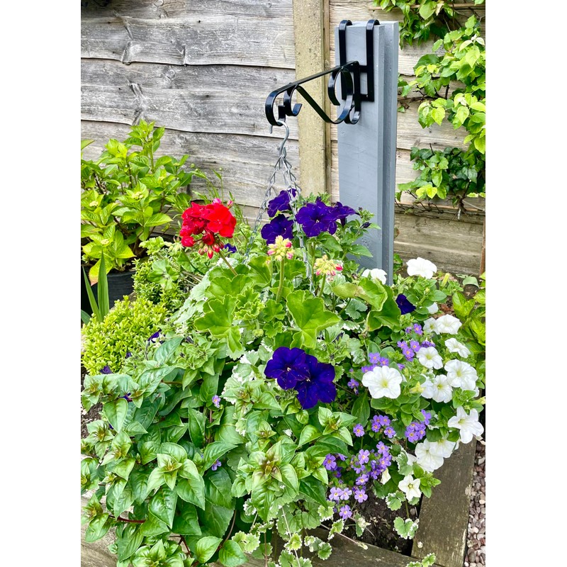 Slimline Concrete Fence Post Bracket - Fits 3.5" Wide Post.