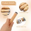 Pack of 12 File Handles, Wooden Handle, File Handle, Wood