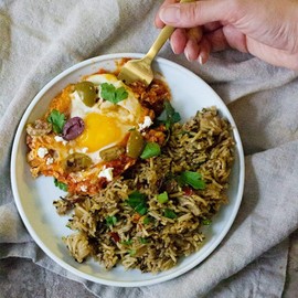 Wild Garden Heat and Serve Pilaf, 100% All-Natural Rice & Potato, Fully Cooked, Ready to Eat, Microwavable 8.8 oz, 6 pack