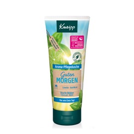 Kneipp Aroma Shower Gel Good Morning - Refreshing Shower Gel with Essential Lime Oil and Natural Basil Extract - Preserves the Skin's Own Microbiome - No Microplastics - 200 ml