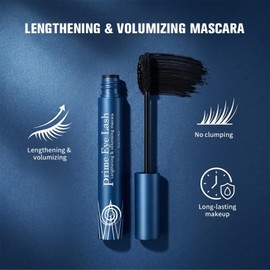 Mascara for Mature Women - Lengthening Volumising Black Mascara for Seniors with Thinning Lashes, Smudge-Resistant No Clumping Lash Mascara for Older Women, Precision Brush Eye Makeup, 6ml