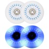 PATIKIL Multicolor Light Up Inline Skate Wheels 80mm, 4Pcs LED