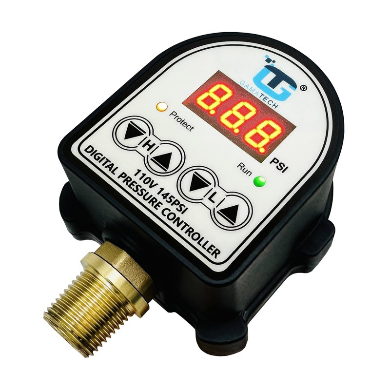 GamaTech Pressure Switch for Water Pump and Air Pump, Digital