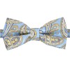 King & Priory Blue with Gold Paisley Pattern, Blue, One