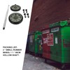 Cabilock Trash can Wheels Replacement for Garbage can Outdoor,7 Inch