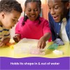 Kinetic Sand Splash Water Play Sandbox with 12oz Color-Change Play