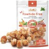 LuvChew Premium Dog Chew Bones, Made with Real Chicken, Rawhide