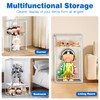 23.6'' Extra Large Acrylic Display Case for Collectibles Adjustable Clear