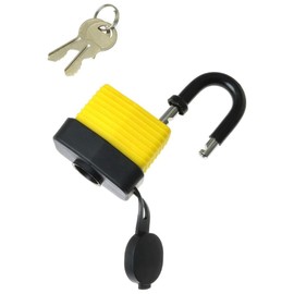 40mm Laminated Waterproof Steel Padlock Heavy Duty Outdoor Lock with Hardened Shackle & 2 Keys Rust-Resistant Security for Gates, Sheds, Cabinets & More