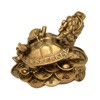 Feng Shui Dragon Turtle Tortoise on Money Base Statue Home