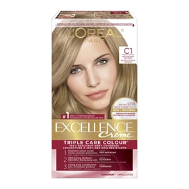 L’Oréal Paris Excellence Crème Permanent Hair Color, C1 Medium Ash Blonde, 100% Grey Coverage, Hair Dye, 1 EA (Packaging May Vary)