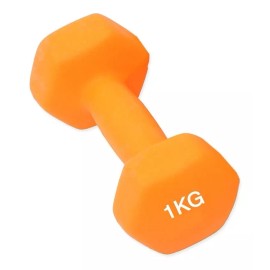 SuperConfort Pesas Mancuernas 1 Pza 2 Lbs 0,98 Kg Neopreno Gym Fitness