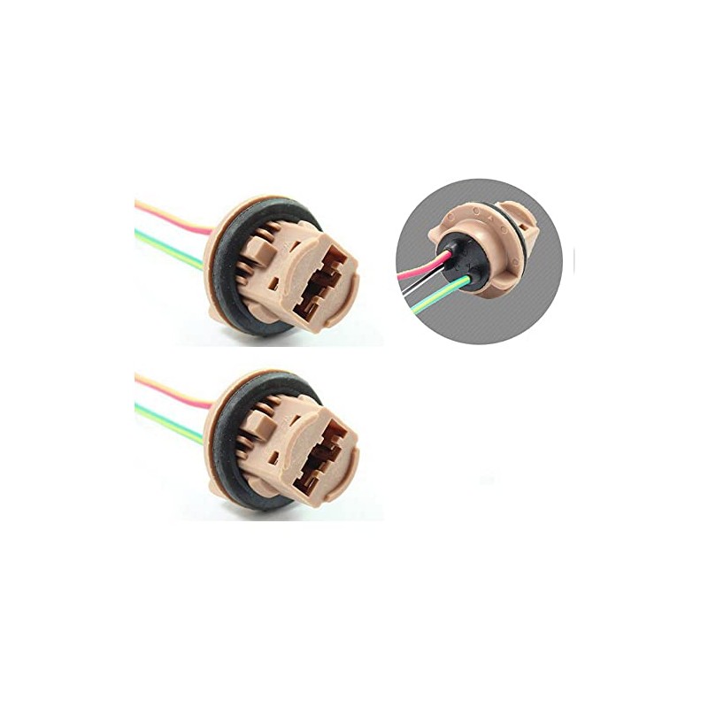 Pack of 2 Car 3157 T20 Lamp Holder Socket Repair