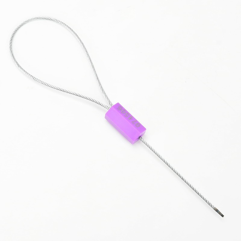 100pcs Security Marking Cable Seals Tamper Proof Steel Wire Seal