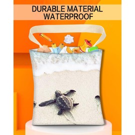 ANKVRP Car Garbage Can, Car Trash Bag, Car Garbage Bag, Hanging Car Trash Can for Car Accessories, Vehicle, Travelling, Camping, Cute Car Back Seat Organizer, Cute Sea Turtles