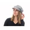 CRAGGI Baker Boy Hat Newsboy Cap Shelby Hat Light Grey