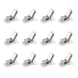 12pcs Comforter Clips, White Padded Duvet Clips Blanket Fasteners to Secure Bedding for Sweet Sleeping