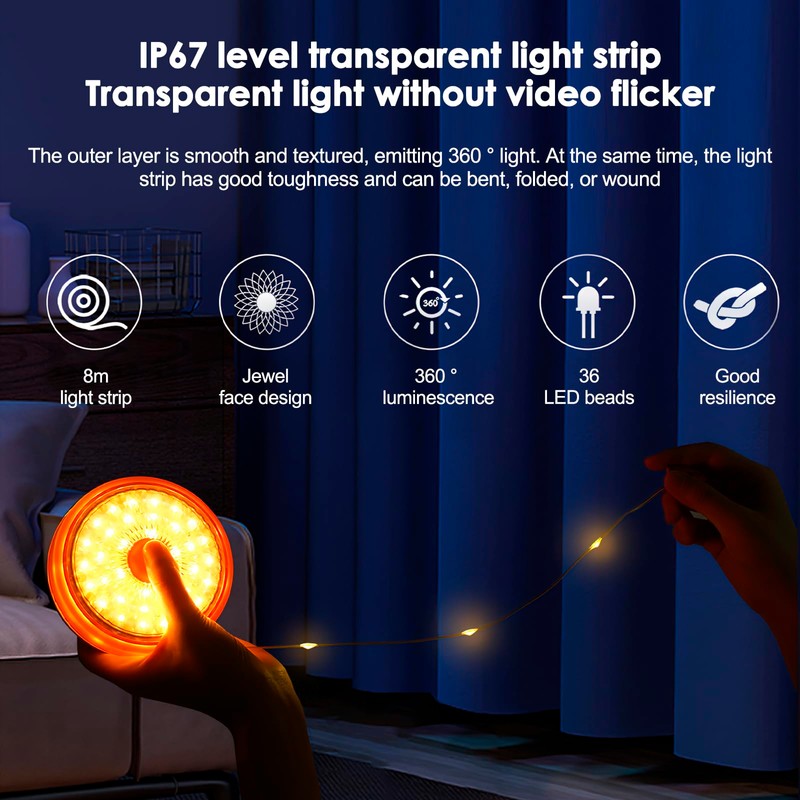 Miawtro Camping Light, Camping Lights with 5 Lighting Modes, Waterproof
