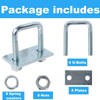 4 Pack Leaf Spring Clamp Kit, 1.5 inch Width X