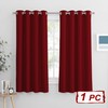 PONY DANCE Single Blackout Curtain - Eyelet Top Curtain Window