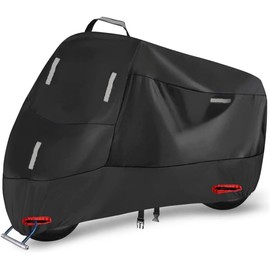 Motorcycle Tarpaulin for Benelli BN 125 2018-2024 Waterproof UV-Resistant Foldable Dustproof Breathable Motorcycle Outdoor Rain Cover