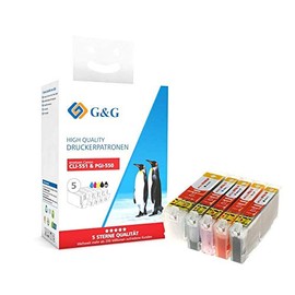 G + G Toner Brother PGI-550XLPGBK MultiFotoPack Black/Yellow / Cyan/Magenta