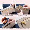 Mura Women's Long Wallet, Genuine Leather, Thin, RFID Skimming Prevention,