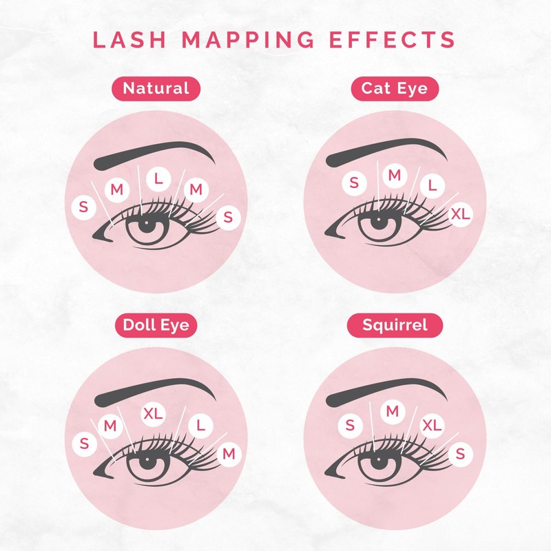 Renata Beauty 20D DOUBLE Volume Fake Lashes Eyelash Extensions -