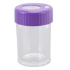 Magnifying Viewing Jar Multifunction Waterproof Magnifying Glass Storage Jar with