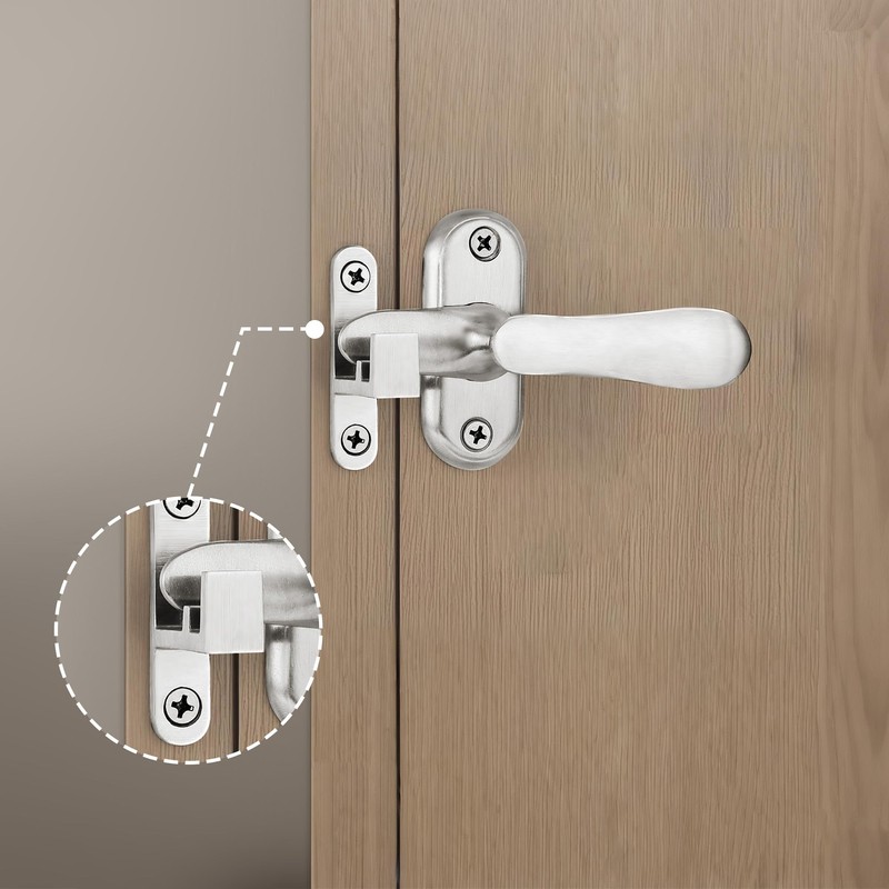 Vancoho 2 Pack 360 Degree Flip Bathroom Stall Latch for