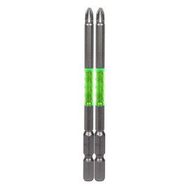 SK11 SA-DP02-2100 Super Ashura Bit, Stepped Shape + 0.08 x 3.9 inches (2 x 100 mm), High Hardness, 40 V Compatible, Pack of 2