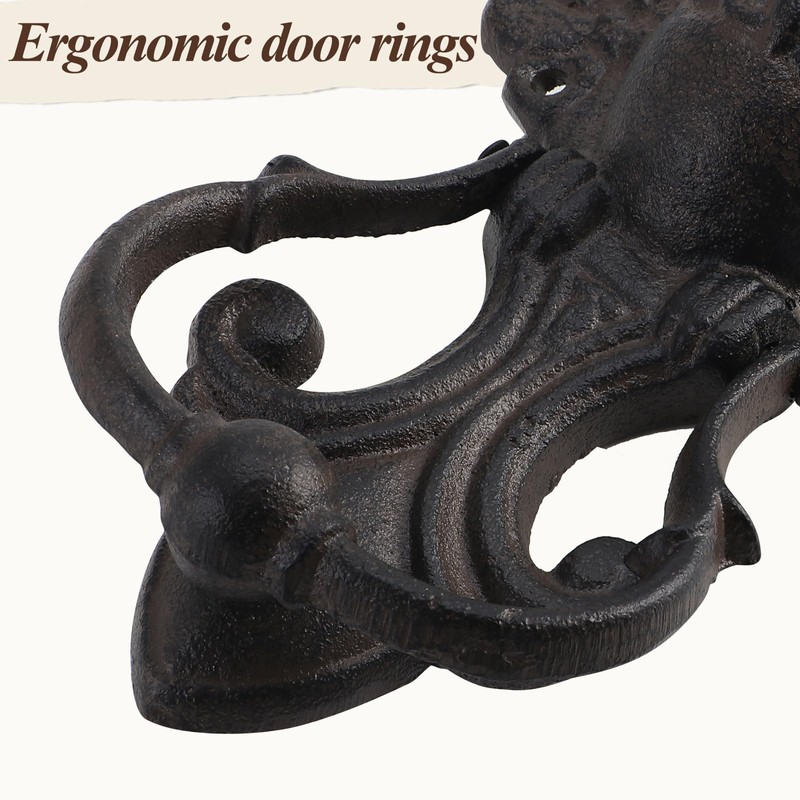 Bolifish Antique Gothic Heavy Duty Owl Front Door Knocker, Rustic