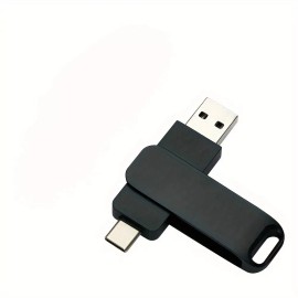 Unbranded 1PC Large Capacity USB Flash Drive Type-C,Multipl - 128GB Black