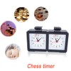 Chess Clock Timer, Professional Quartz Analog Chess Clock for Tournament,