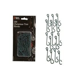 Christmas Tree Decoration Hooks 4cm 100/Pk (251002) by PinkWebShop