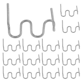 LIFKOME Electric Heating Pin Welding Pin Welding Staple Plastic Welder Car Bumper Repair Kit Reinforcement Staple Plastic Staple Repair Welder Repair Tool 500pcs * 0.8mm Corrugated Pin