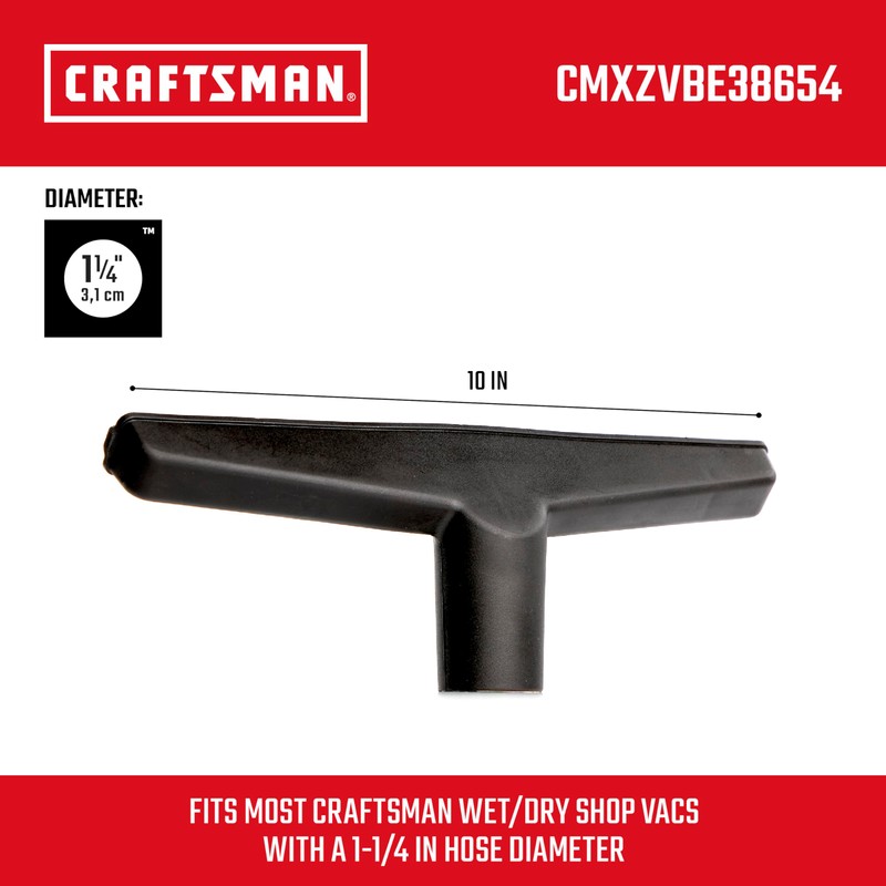 CRAFTSMAN CMXZVBE38654 1-1/4 in. Wet Nozzle/Floor Brush Wet Dry Vac