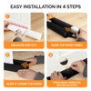 fowong Under Door Draft Stopper 30" to 36" Adjustable Draft