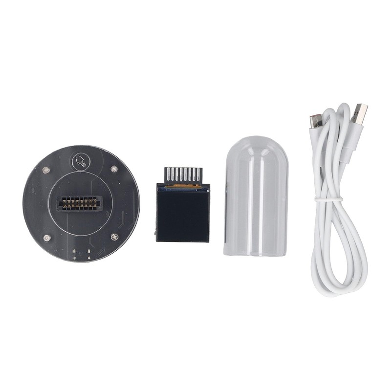 Nixie Tube Clock, 1.54 Inch IPS LCD Screen Weather Display